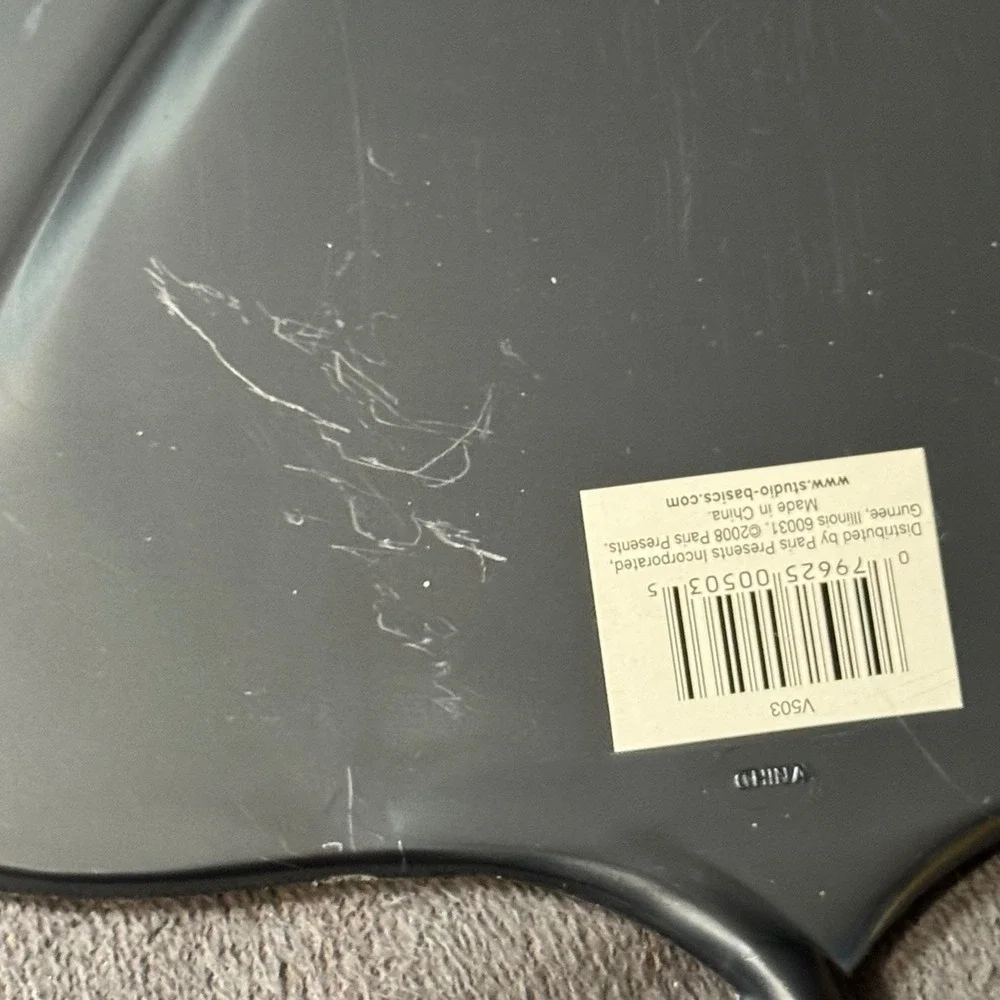Studio Basics Extra Large Handheld Mirror Black Great for Home Salon Use